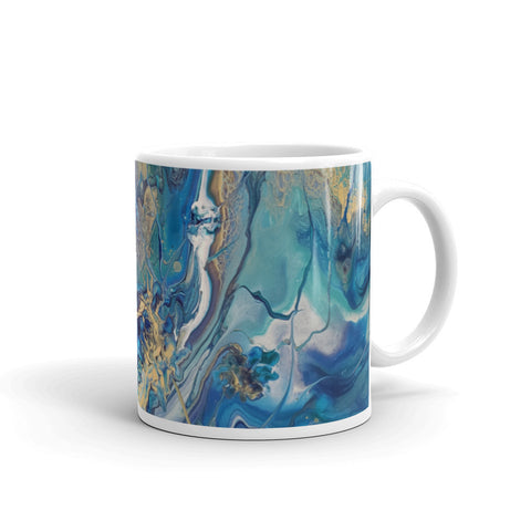 Mug - Turquoise, 11 oz